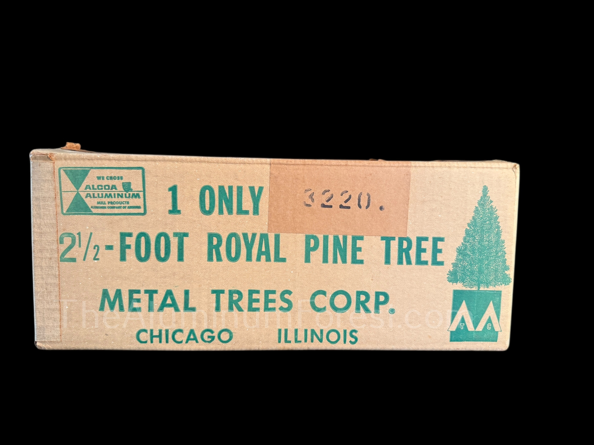 MTCo Royal Pine Box Aluminum Christmas Tree