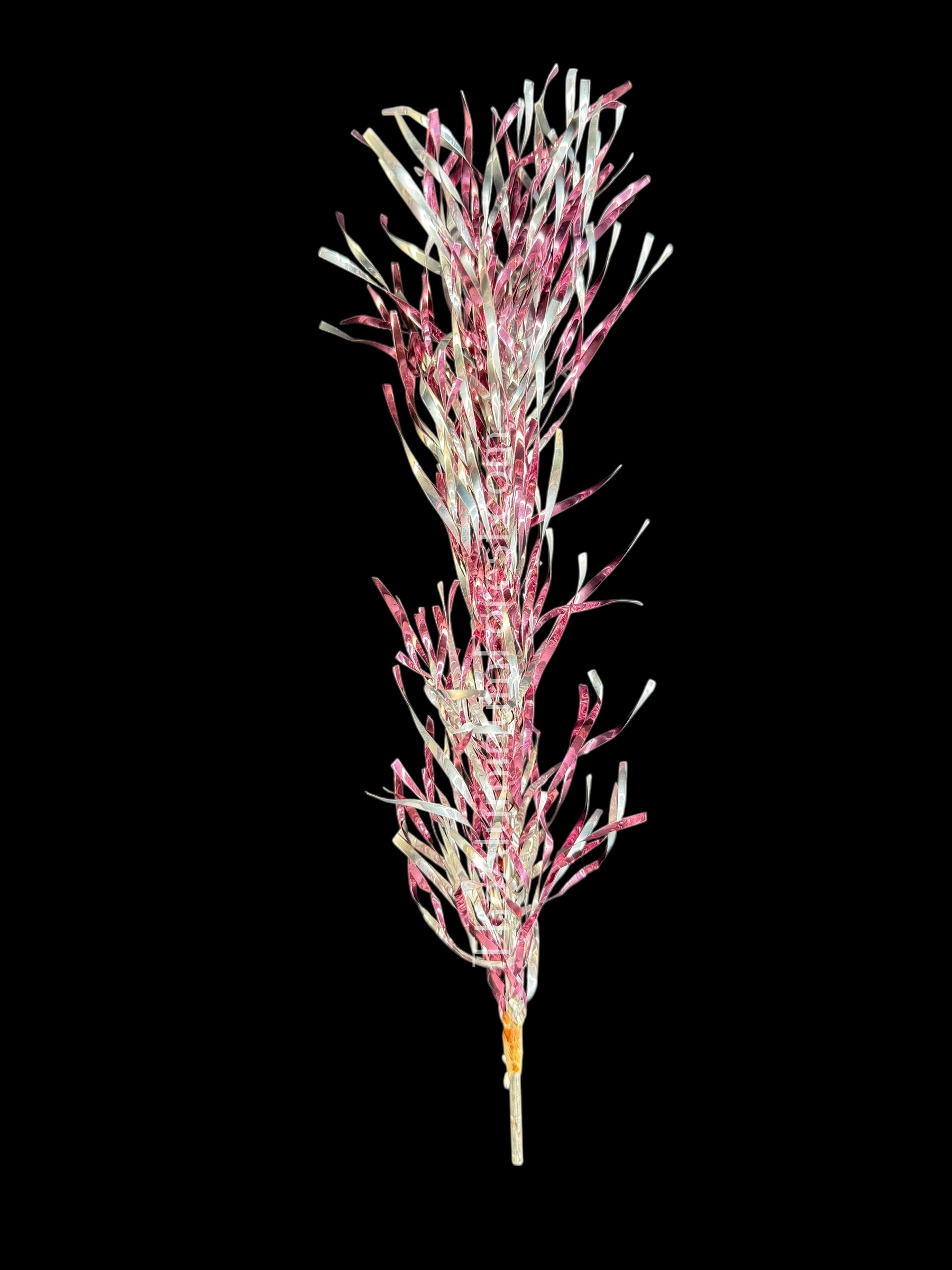 MTCo Silver Pink Branch Aluminum Christmas Tree