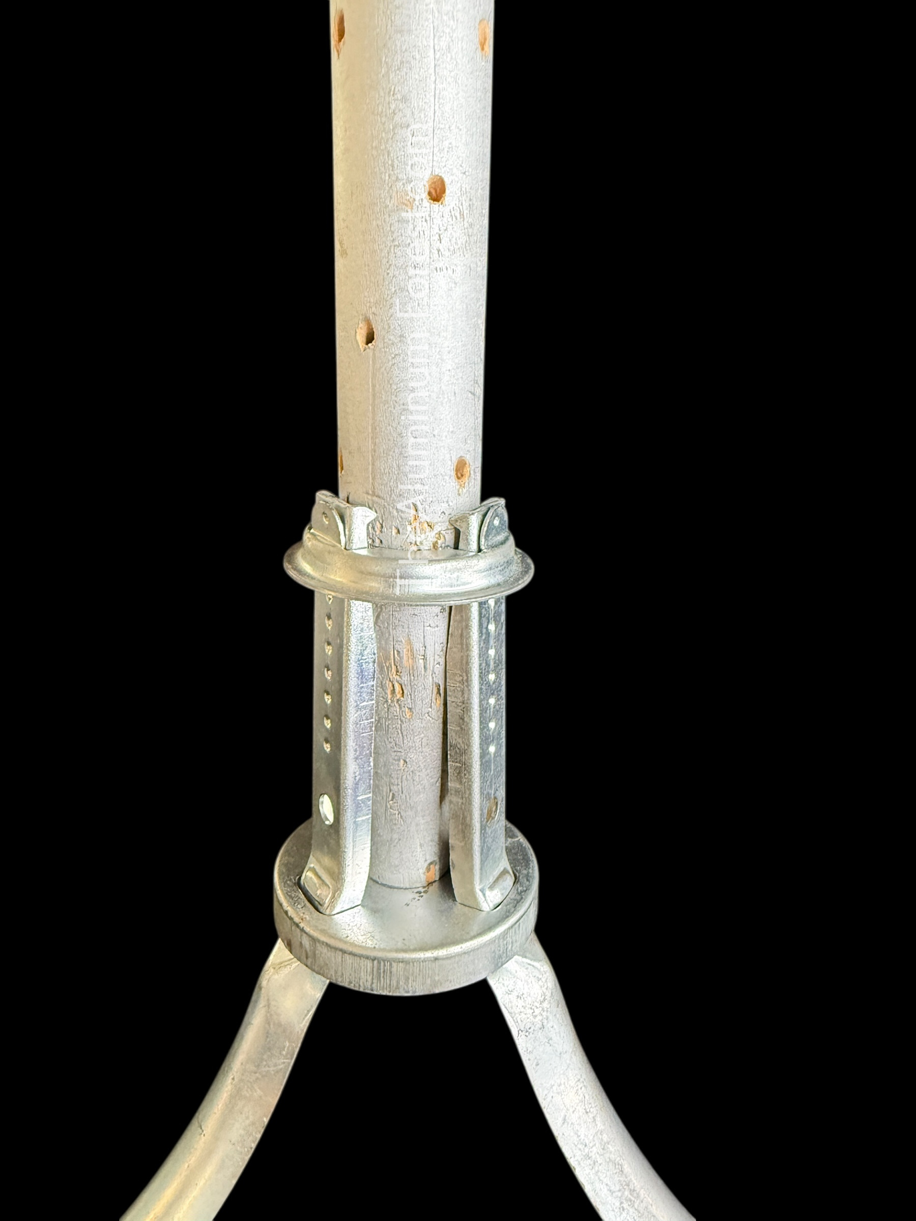 Car-Mac in a 5-Piece Stand, with the scars. Aluminum Christmas Tree