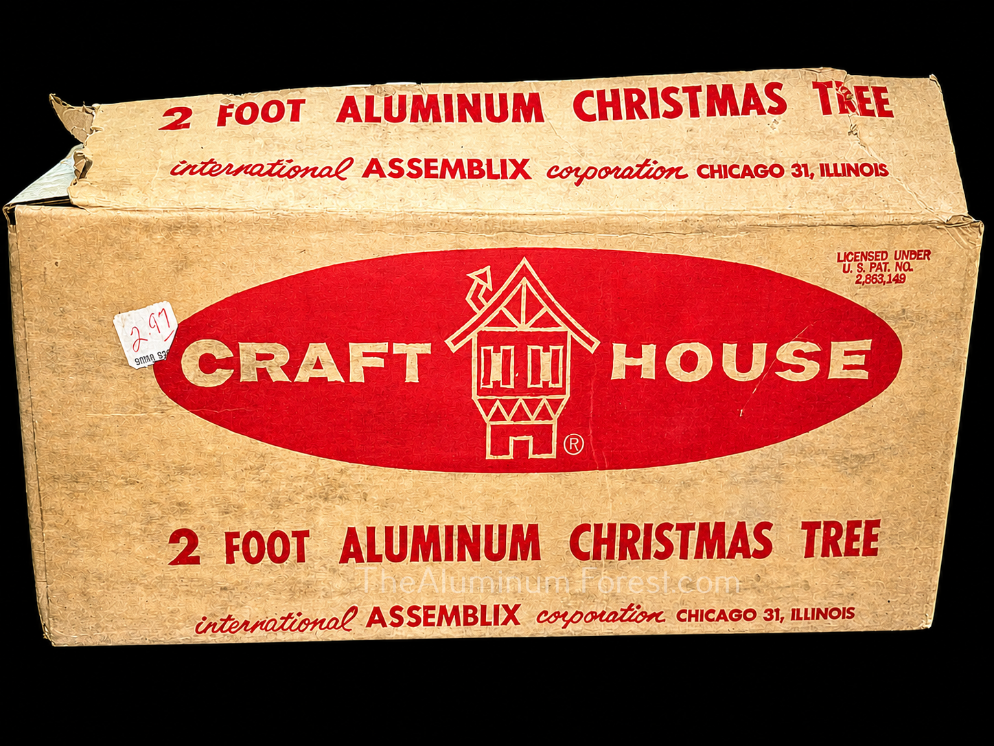 Craft House/Assemblix Box Courtesy of Jodi Norton Aluminum Christmas Tree
